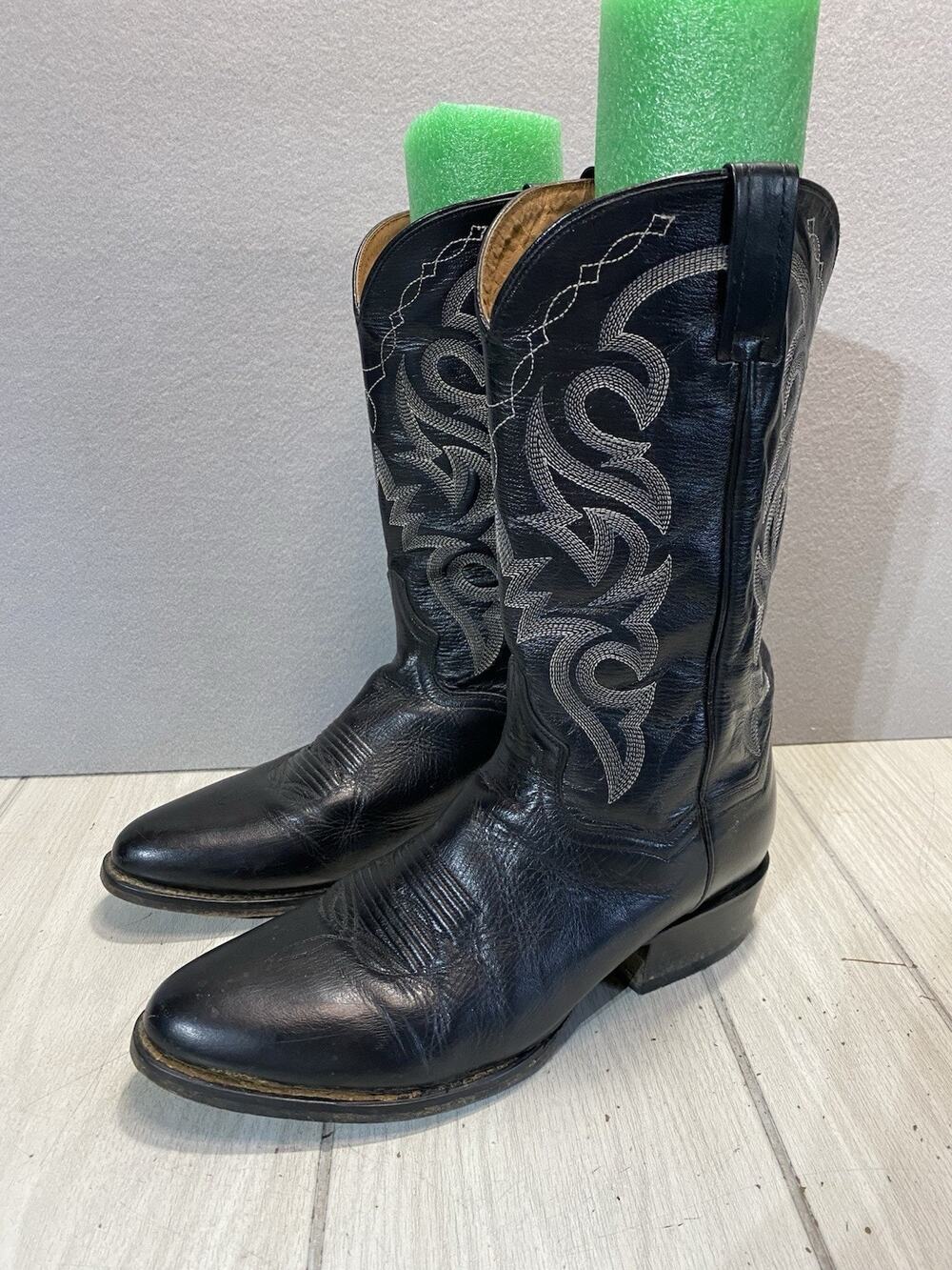 Dan Post 11 1/2 EW Mignon Black Round Toe Cowboy Western Boots DP2110R